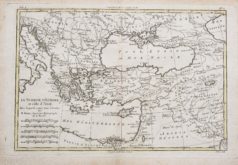 Carte géographique de l’Anatolie - Asie
