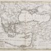 Carte géographique de l’Anatolie - Asie