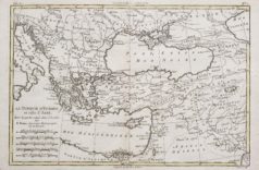 Carte géographique de l’Anatolie - Asie