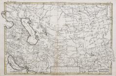 Carte de la Perse - Géorgie - Kirghizstan - Ouzbékistan - Kazakhstan - Russie