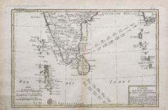 Carte géographique de la partie inférieure de l’Inde