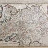 Carte ancienne la Russie blanche ou Moscovie