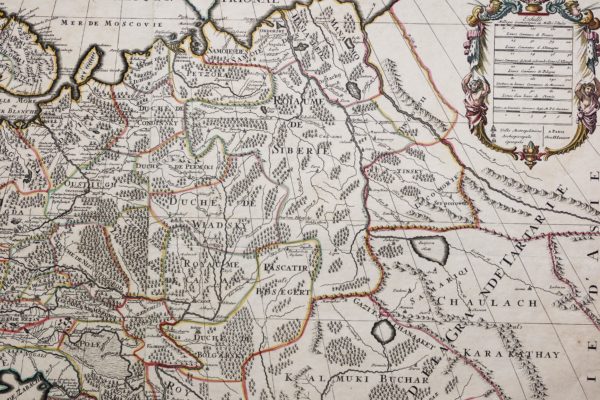 Carte ancienne la Russie blanche ou Moscovie – Image 4