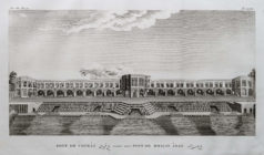 Gravure ancienne - Pont de Khajou - Chyraz - Ispahan