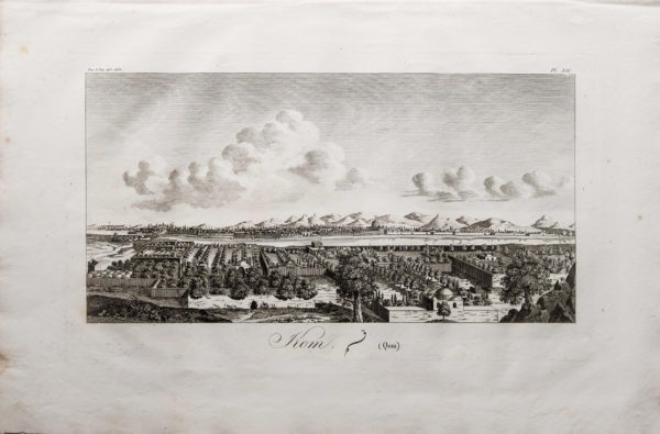 Gravure ancienne - Qom - Kom - Iran