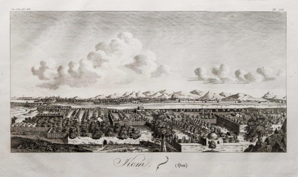 Gravure ancienne - Qom - Kom - Iran