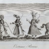 Gravure ancienne - Costumes Persans