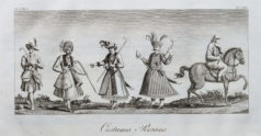Gravure ancienne - Costumes Persans