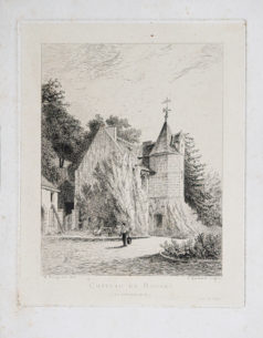 Gravure ancienne - Château de Bourré