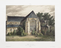 Lithographie ancienne - Abbaye de l’Épau