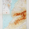 Carte géographique ancienne du Maroc