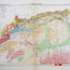 Carte géologique ancienne de l’Afrique du Nord