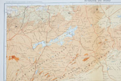 Carte géographique ancienne de l’Algérie