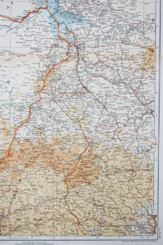 Carte géographique ancienne - Cameroun - Nigéria