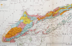 Carte géographique ancienne de l’Afrique du Nord
