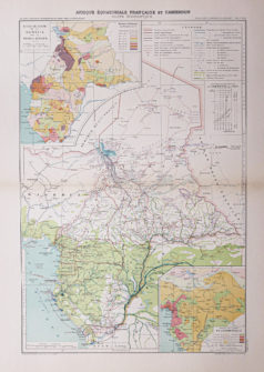 Carte économique ancienne - Afrique équatoriale - Cameroun