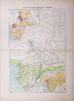 Carte économique ancienne - Afrique équatoriale - Cameroun