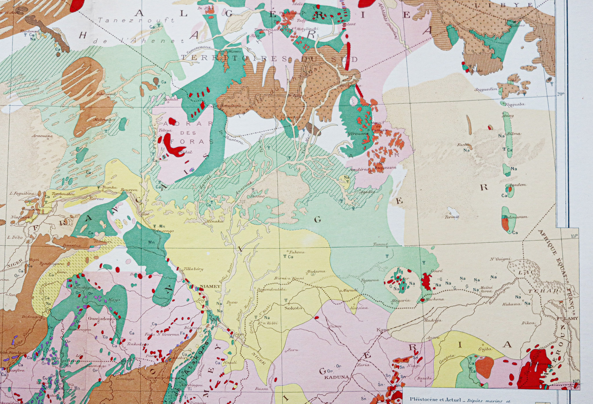 Carte ancienne - Afrique occidentale - Togo