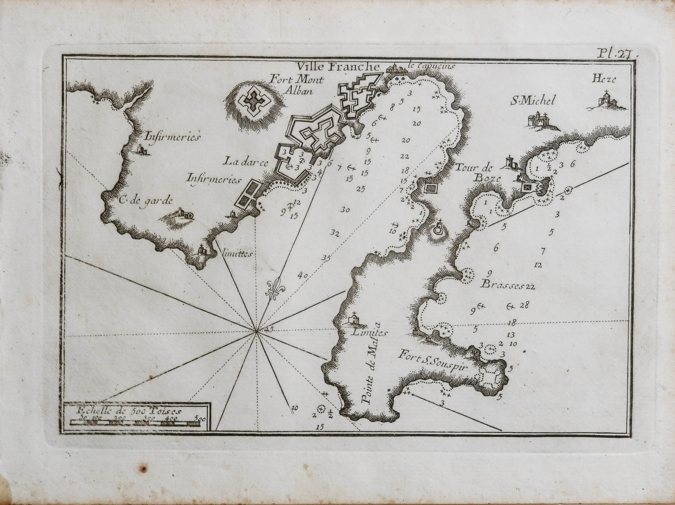 Carte marine de Saint-Jean-Cap-Ferrat