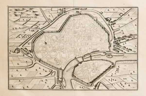 Plan ancien de Toulouse