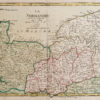 Carte géographique ancienne de la Normandie