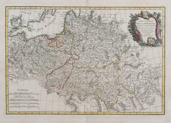 Carte ancienne de la Pologne