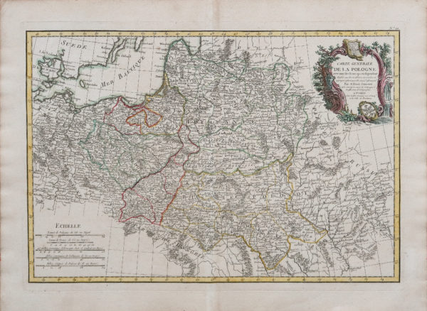 Carte ancienne de la Pologne
