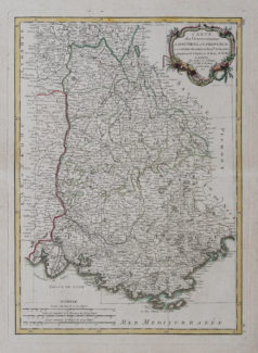 Carte ancienne de la Provence