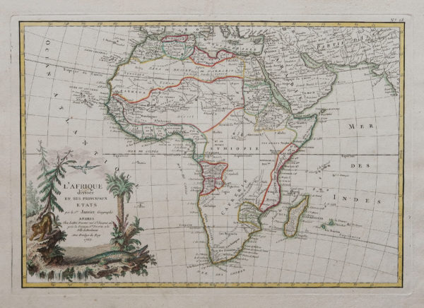 Cartes anciennes des continents et du Monde