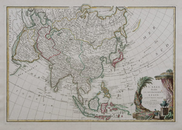 Cartes anciennes des continents et du Monde