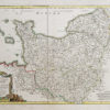 Carte géographique ancienne de Normandie