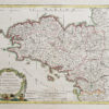 Carte géographique ancienne - Gouvernement de Bretagne
