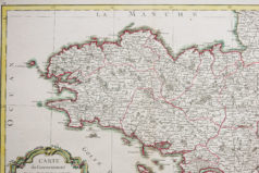Carte géographique ancienne - Gouvernement de Bretagne