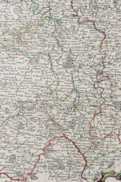 Carte géographique ancienne - Ile de France