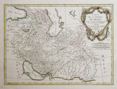 Carte géographique ancienne - Empire Perse