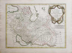 Carte géographique ancienne - Empire Perse