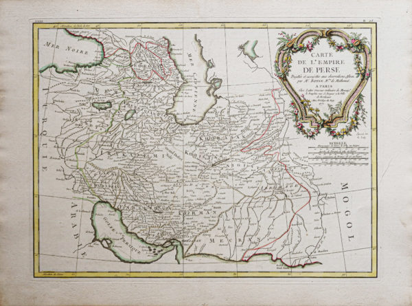 Carte géographique ancienne - Empire Perse