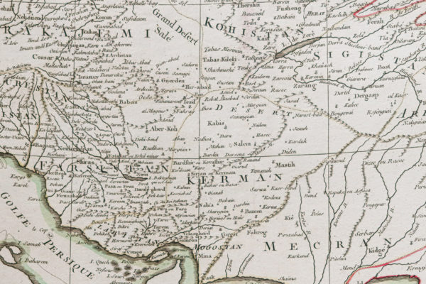Carte géographique ancienne - Empire Perse