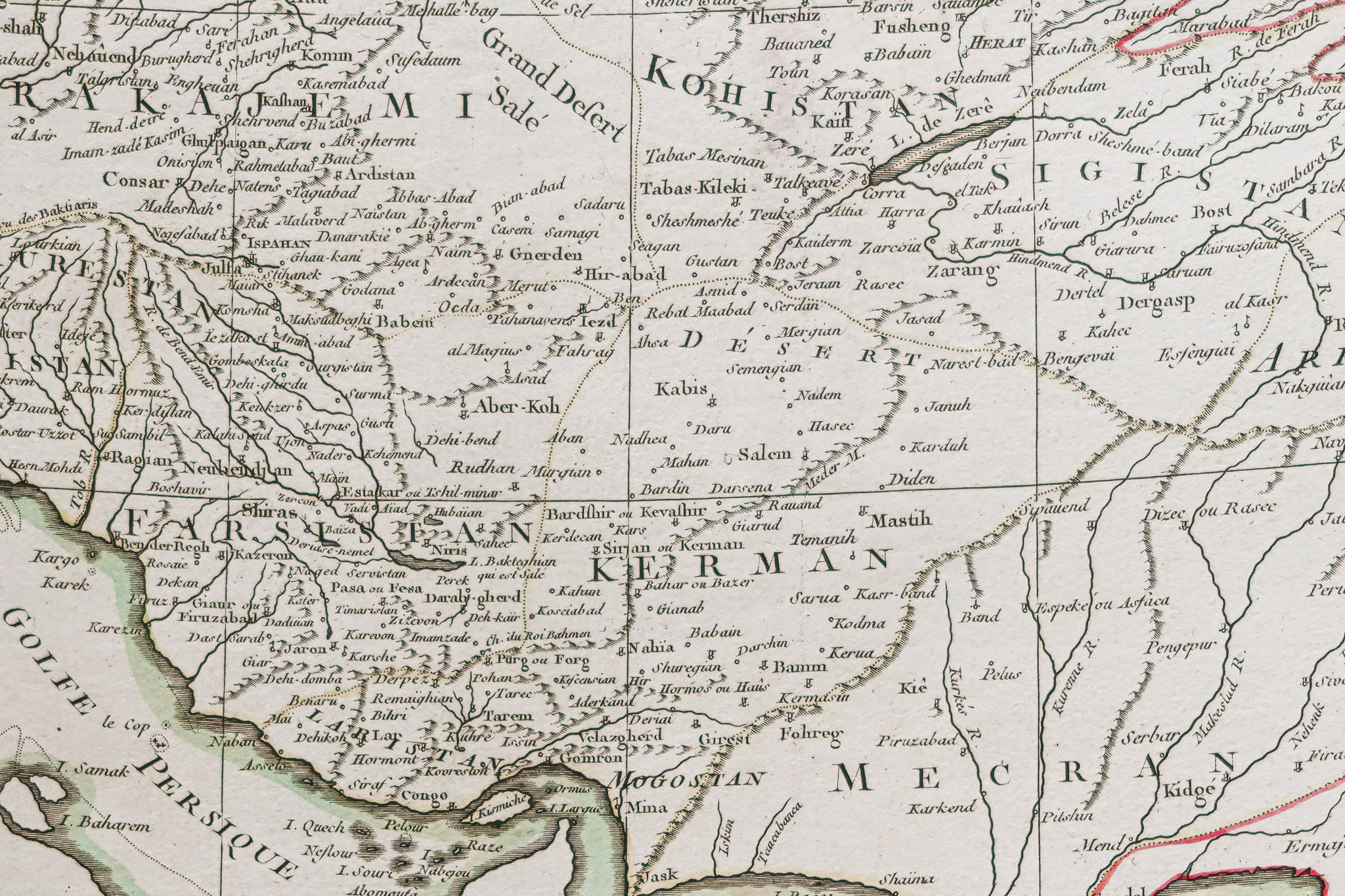 Carte géographique ancienne - Empire Perse