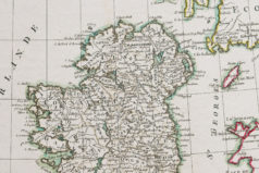 Carte géographique ancienne - Irlande