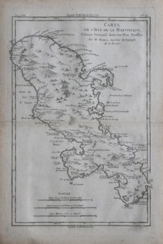 Carte ancienne de la Martinique
