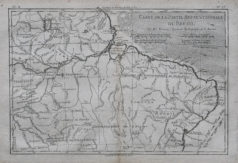 Carte ancienne du Brésil