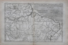 Carte ancienne du Brésil