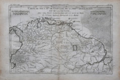 Carte ancienne - Nouvelle Andalousie - Guyane