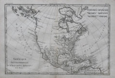 Carte ancienne de l’Amérique du Nord