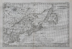 Carte ancienne du Canada