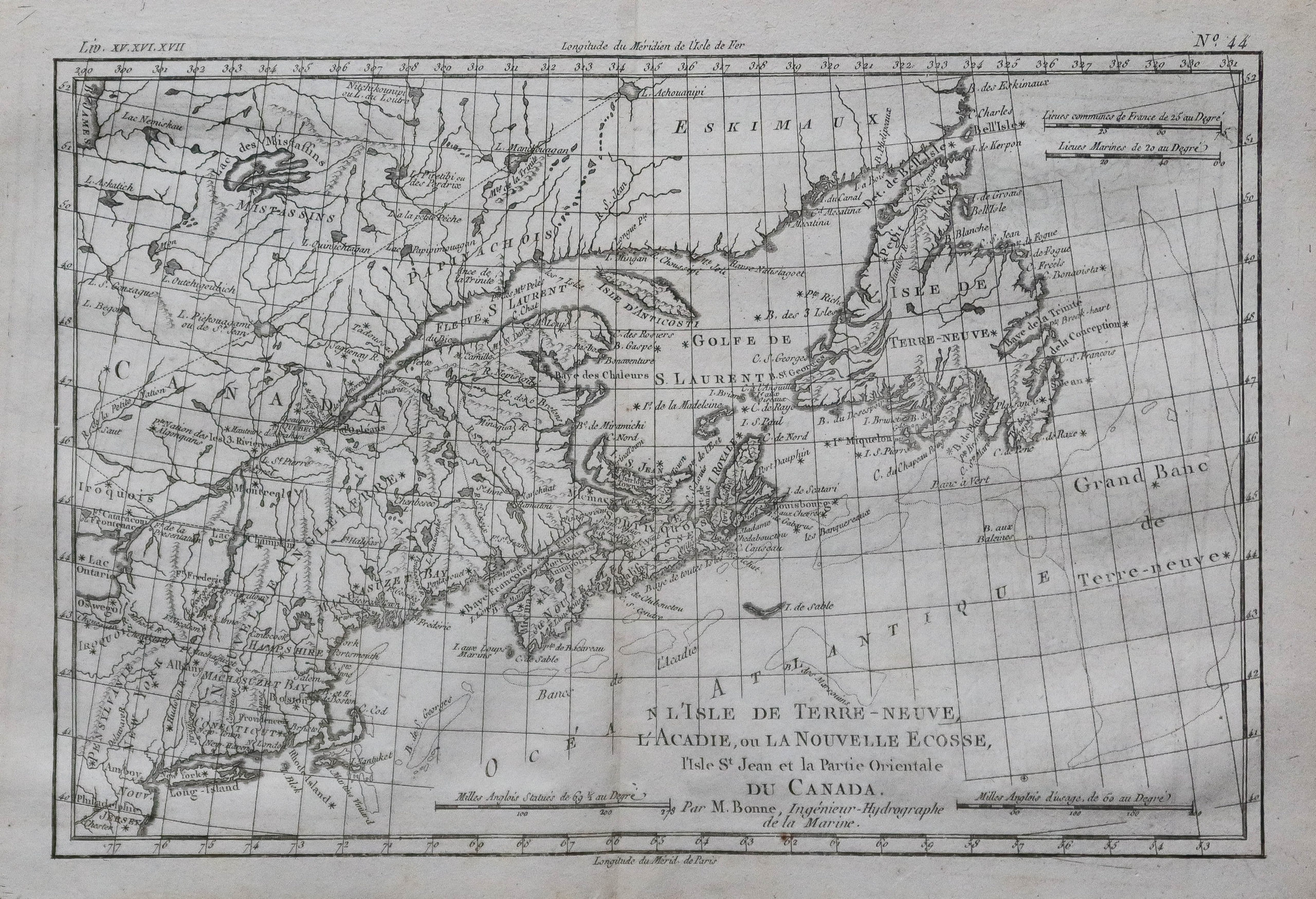 Carte ancienne du Canada