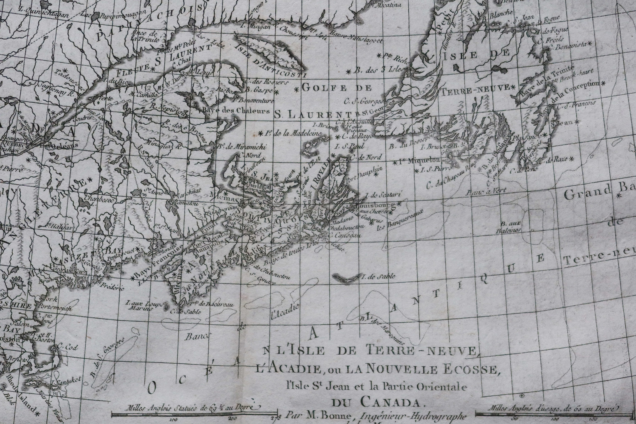 Carte ancienne du Canada