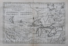 Carte ancienne du Canada