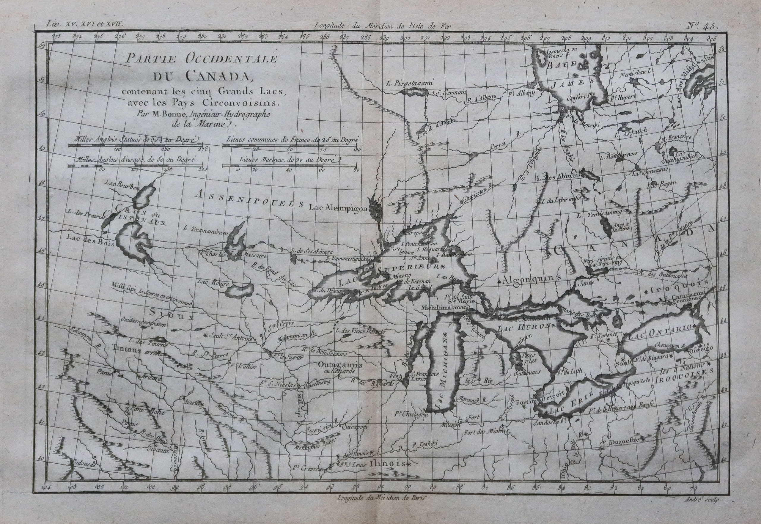 Carte ancienne du Canada